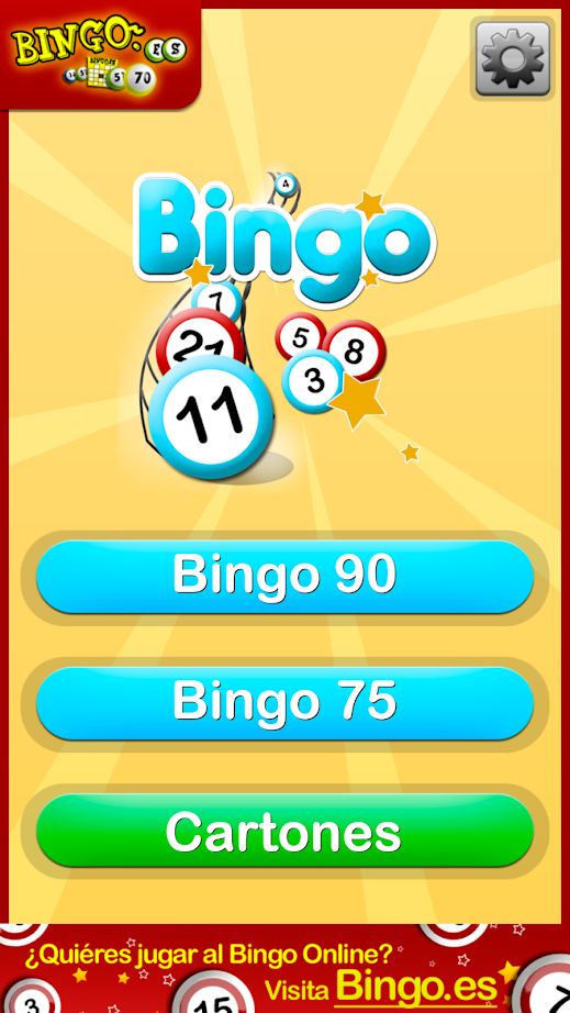 Aplicación bingo en casa